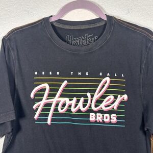 Howler Bros Brothers Beach Club‎ t-Shirt Black Cotton $40 Small NWT